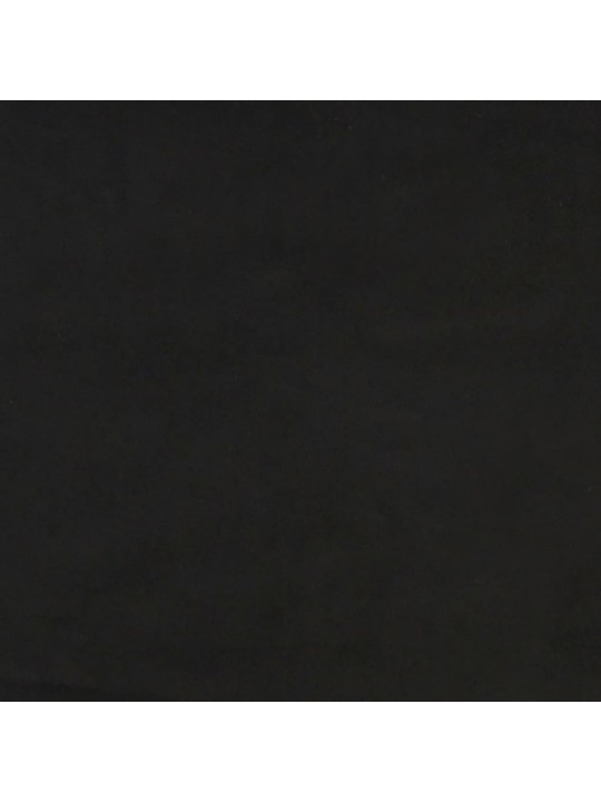 Galvūgalis su auselėmis, juodos spalvos,103x16x78/88cm, aksomas