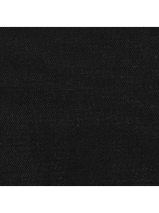 Galvūgalis su auselėmis, juodas, 93x16x118/128cm, audinys