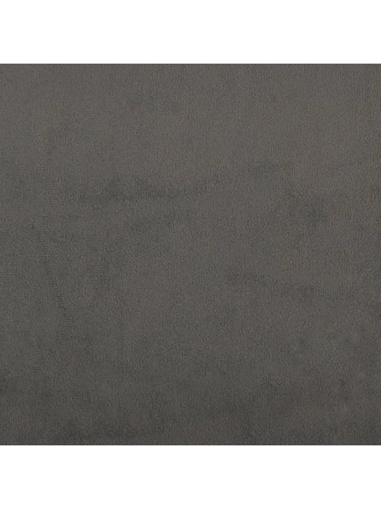 Galvūgalis su auselėmis,tamsiai pilkos,203x16x118/128cm,aksomas