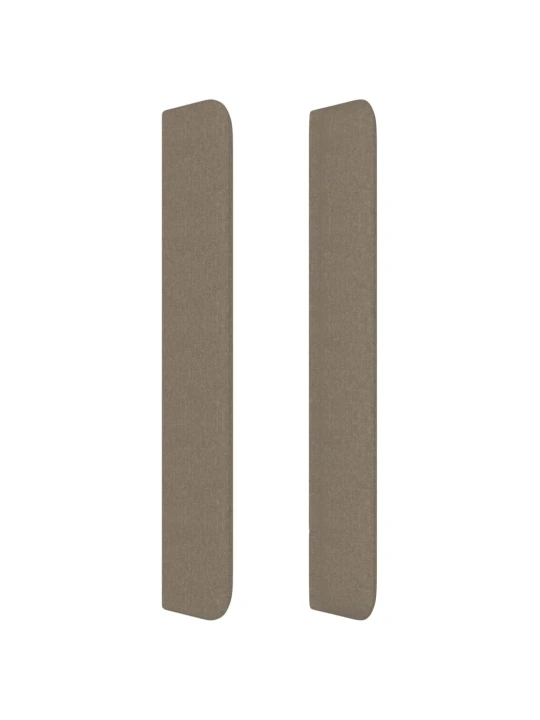 Galvūgalis su auselėmis, taupe, 93x16x118/128cm, audinys
