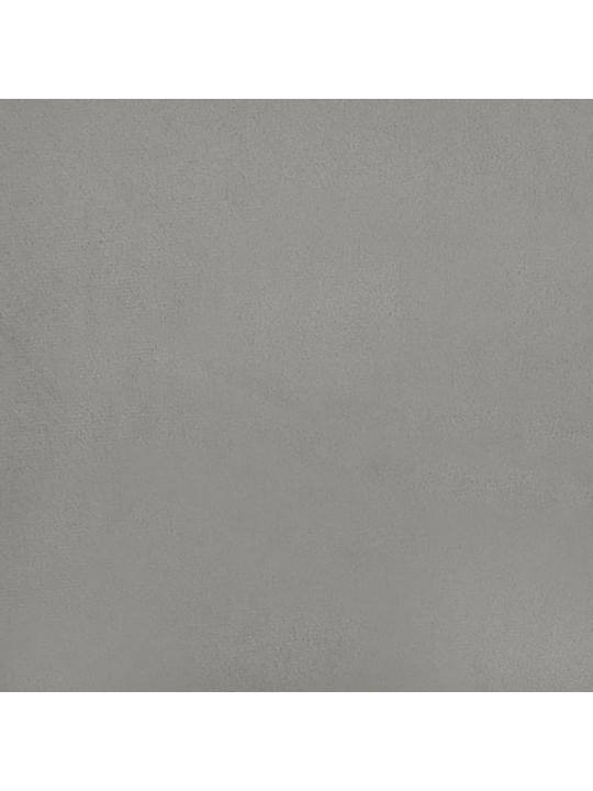 Galvūgalis su auselėmis, pilkas, 103x16x118/128 cm, aksomas
