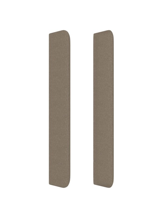 Galvūgalis su auselėmis, taupe, 83x16x118/128cm, audinys