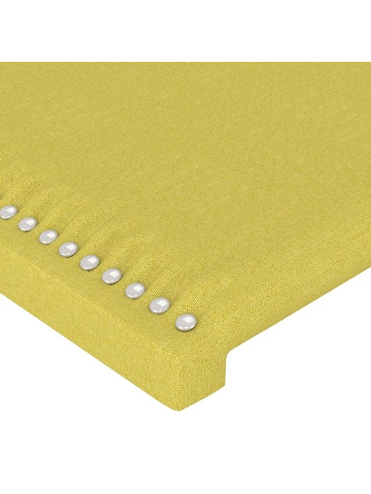 Galvūgalis su LED, žalios spalvos, 100x5x78/88cm, audinys