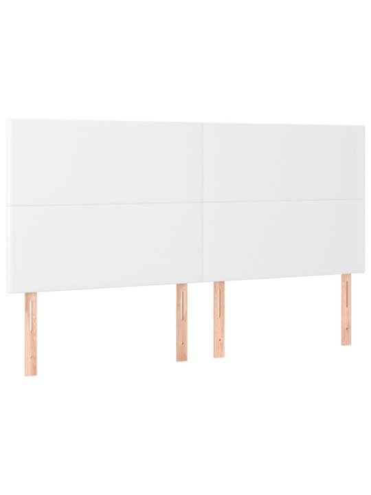 Galvūgalis su LED, baltos spalvos, 160x5x118/128 cm