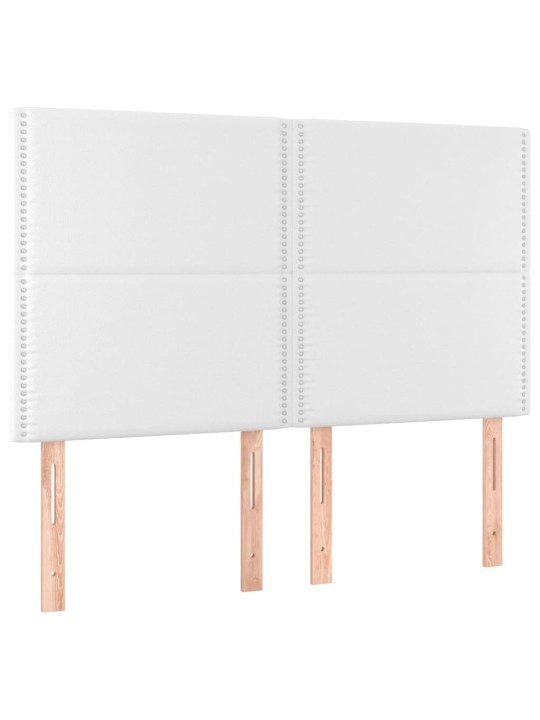 Galvūgalis su LED, baltos spalvos, 144x5x118/128 cm
