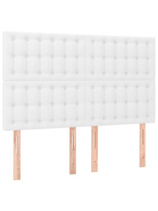 Galvūgalis su LED, baltos spalvos, 144x5x118/128 cm