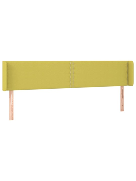 Galvūgalis su LED, žalios spalvos, 163x16x78/88cm, audinys