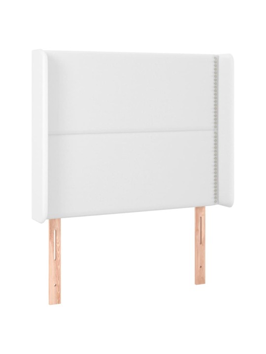 Galvūgalis su LED, baltos spalvos, 103x16x118/128 cm