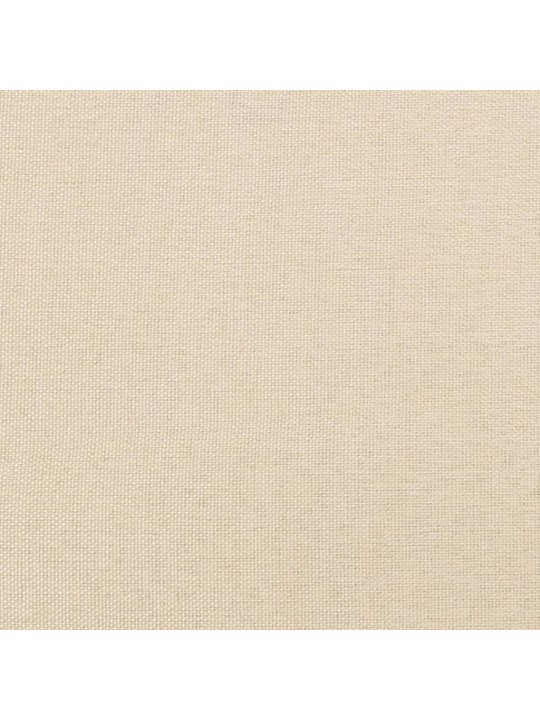 Lovos rėmassu galvūgaliu, kreminės spalvos, 160x200cm, audinys