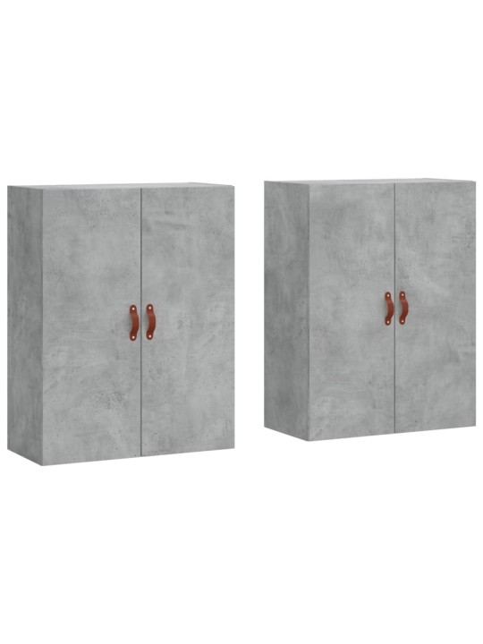 Prie sienos montuojamos spintelės, 2vnt., betono, 69,5x34x90cm