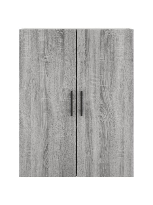 Prie sienos montuojamos spintelės, 2vnt., pilkos, 69,5x34x90cm