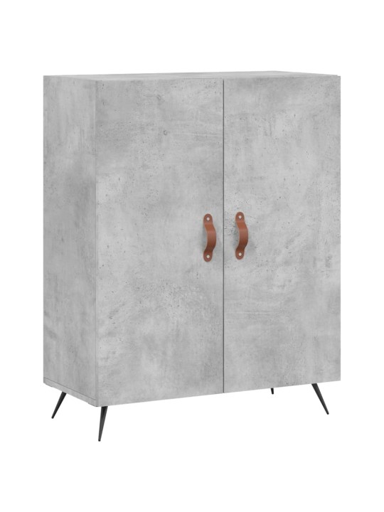 Komoda, betono pilkos spalvos, 69,5x34x180cm, apdirbta mediena