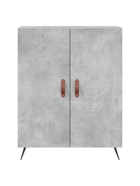 Komoda, betono pilkos spalvos, 69,5x34x180cm, apdirbta mediena