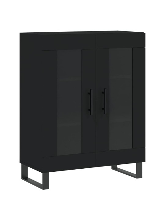 Komoda, juodos spalvos, 69,5x34x180cm, apdirbta mediena