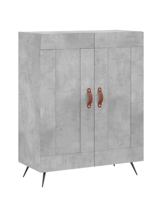 Komoda, betono pilkos spalvos, 69,5x34x180cm, apdirbta mediena