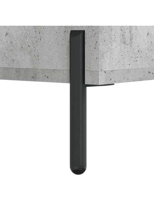 Komoda, betono pilkos spalvos, 69,5x34x180cm, apdirbta mediena