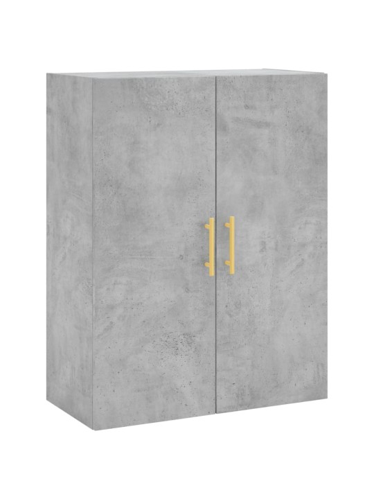 Komoda, betono pilkos spalvos, 69,5x34x180cm, apdirbta mediena