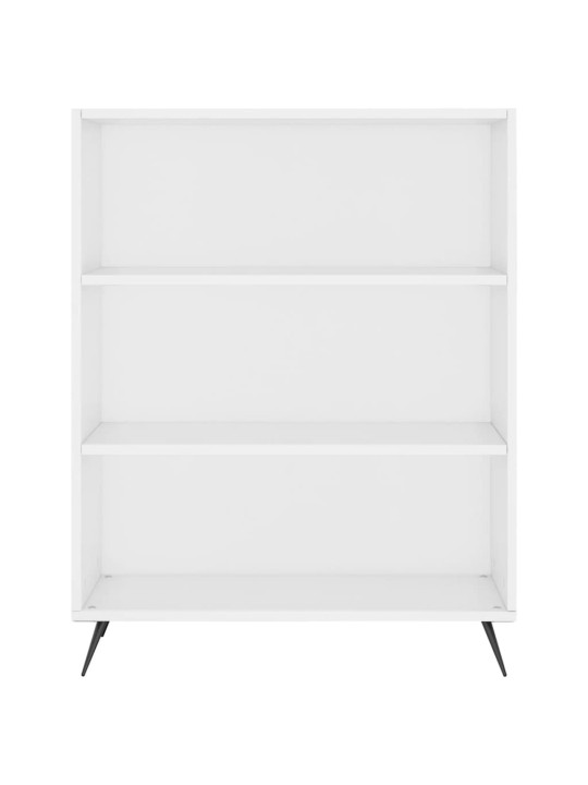 Komoda, baltos spalvos, 69,5x34x180cm, apdirbta mediena, blizgi