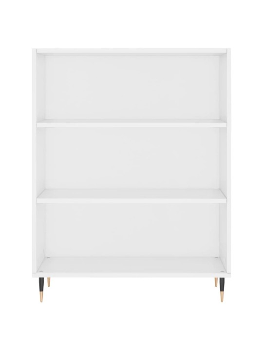 Komoda, baltos spalvos, 69,5x34x180cm, apdirbta mediena, blizgi