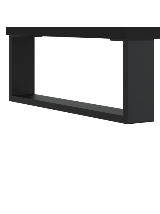 Komoda, juodos spalvos, 69,5x34x180cm, apdirbta mediena