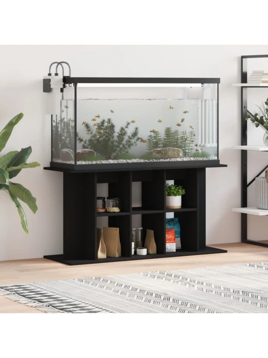 Akvariumo stovas, juodos spalvos, 100x40x60cm, apdirbta mediena