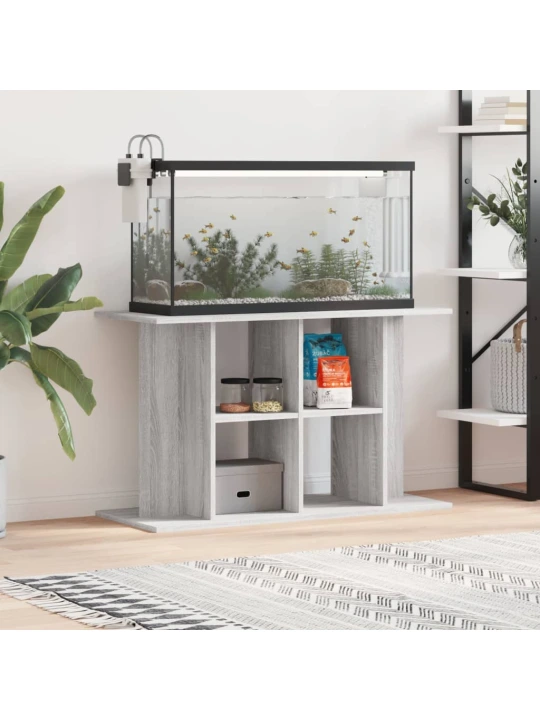 Akvariumo stovas, pilkas ąžuolo, 100x40x60cm, apdirbta mediena