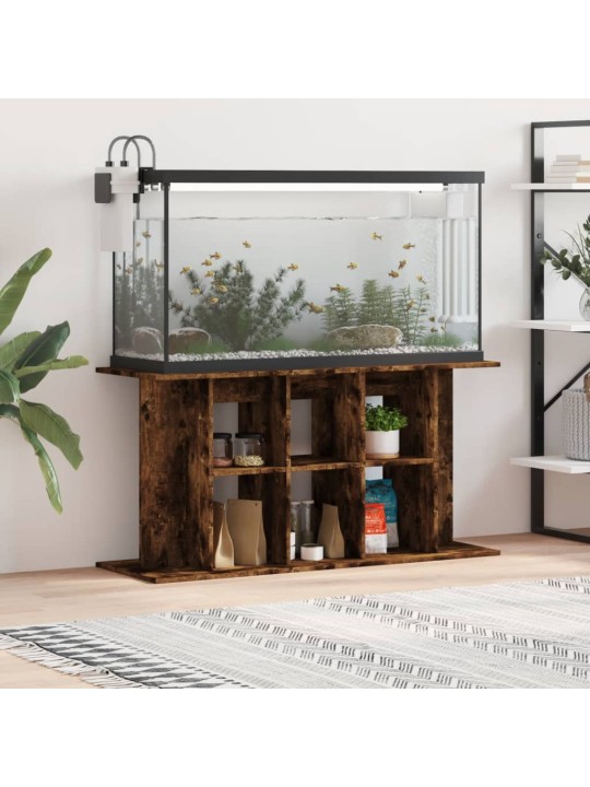 Akvariumo stovas, dūminio ąžuolo, 120x40x60cm, apdirbta mediena