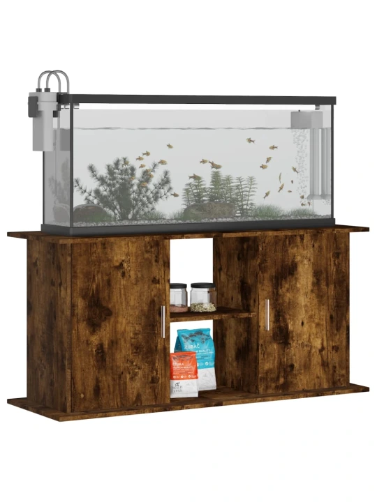 Akvariumo stovas, dūminio ąžuolo, 121x41x58cm, apdirbta mediena