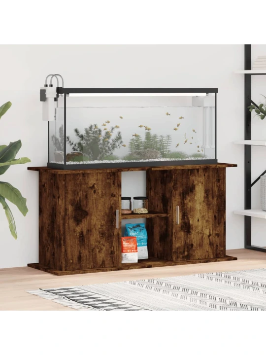 Akvariumo stovas, dūminio ąžuolo, 121x41x58cm, apdirbta mediena