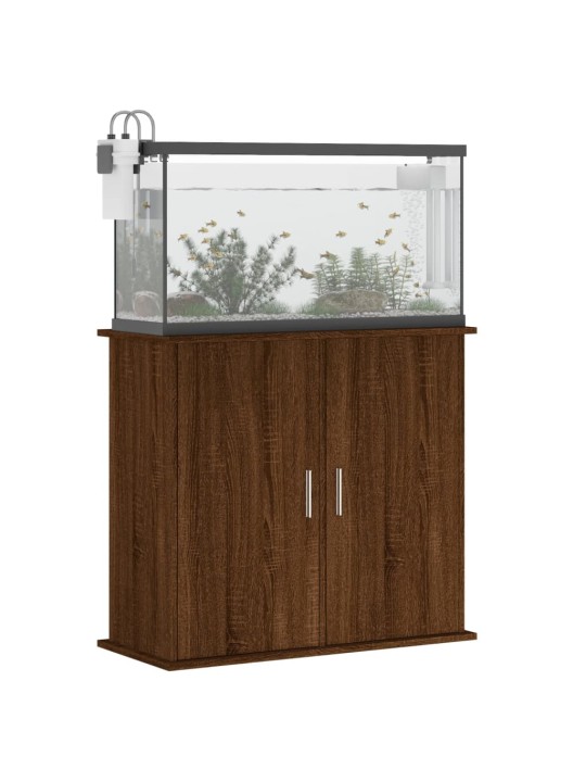 Akvariumo stovas, rudas ąžuolo, 81x36x73cm, apdirbta mediena