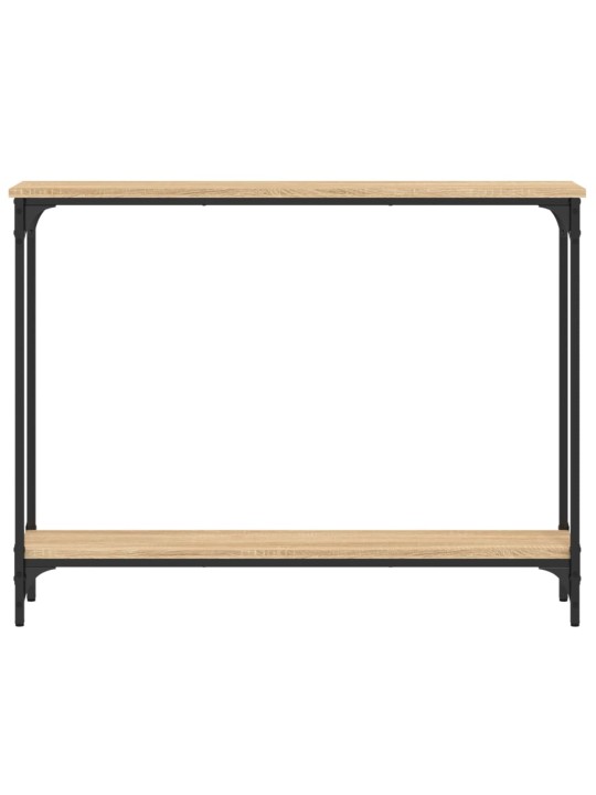 Konsolinis staliukas, ąžuolo, 100x22,5x75cm, apdirbta mediena
