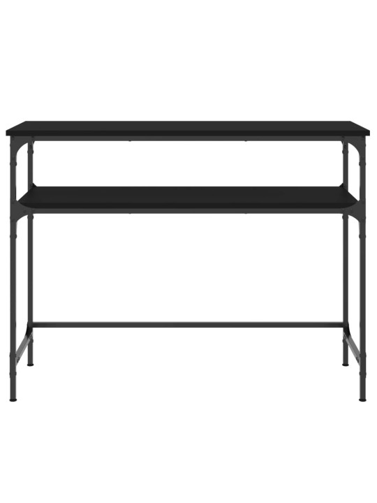 Konsolinis staliukas, juodas, 100x35,5x75cm, apdirbta mediena