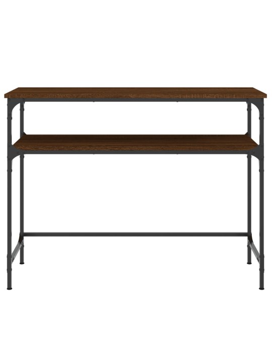Konsolinis staliukas, rudas ąžuolo, 100x35,5x75cm, mediena