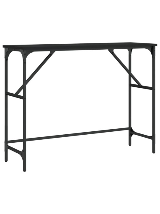 Konsolinis staliukas, juodas, 100x32x75cm, apdirbta mediena