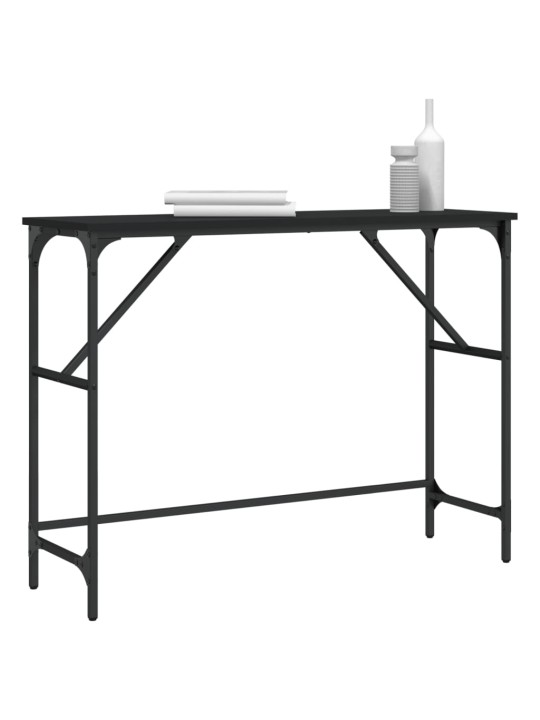 Konsolinis staliukas, juodas, 100x32x75cm, apdirbta mediena