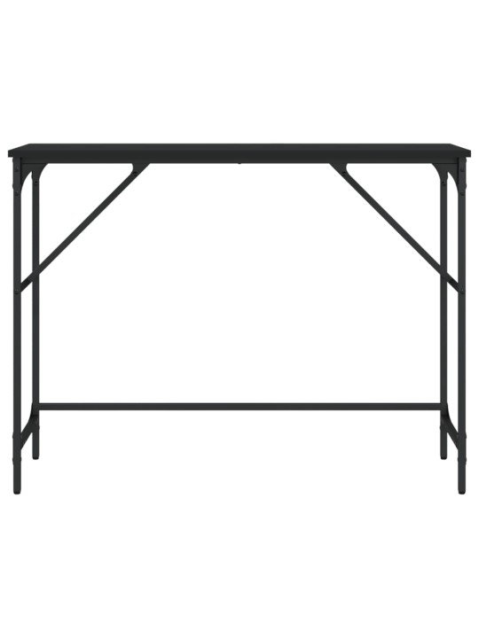 Konsolinis staliukas, juodas, 100x32x75cm, apdirbta mediena