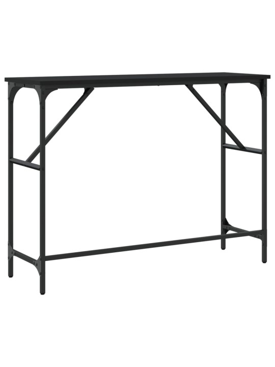 Konsolinis staliukas, juodas, 100x32x75cm, apdirbta mediena