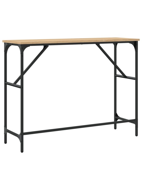 Konsolinis staliukas, ąžuolo, 100x32x75cm, apdirbta mediena