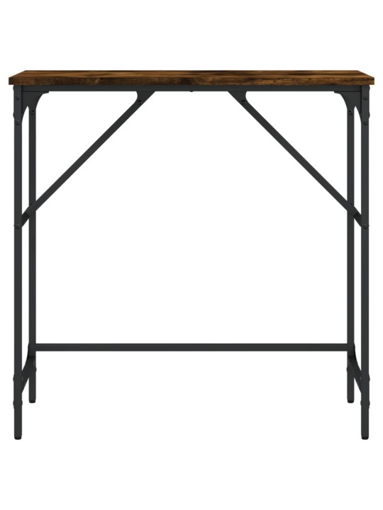 Konsolinis staliukas, dūminio ąžuolo, 75x32x75cm, mediena