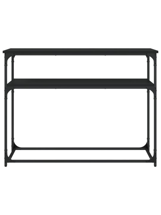 Konsolinis staliukas, juodas, 100x35,5x75cm, apdirbta mediena