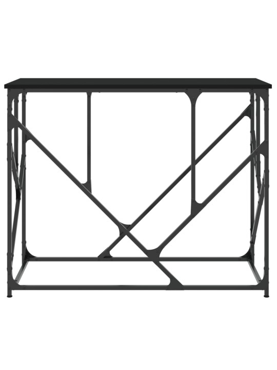Konsolinis staliukas, juodas, 100x40x80cm, apdirbta mediena