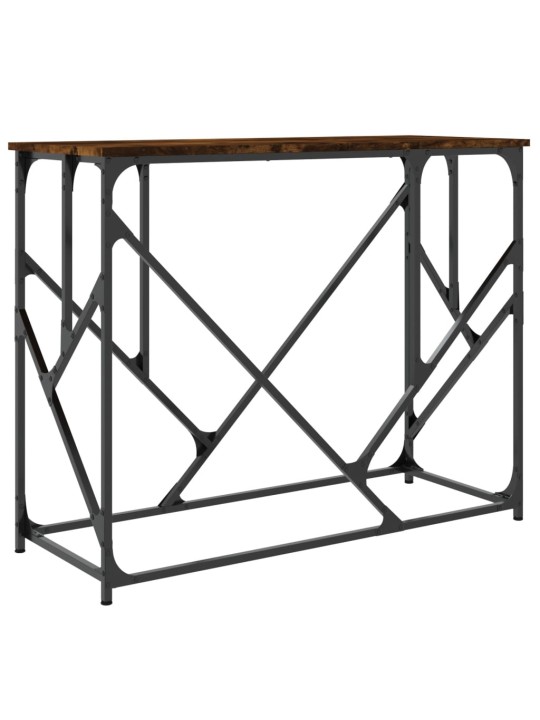 Konsolinis staliukas, dūminio ąžuolo, 100x40x80cm, mediena