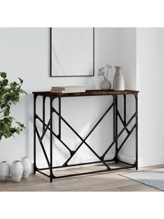 Konsolinis staliukas, dūminio ąžuolo, 100x40x80cm, mediena