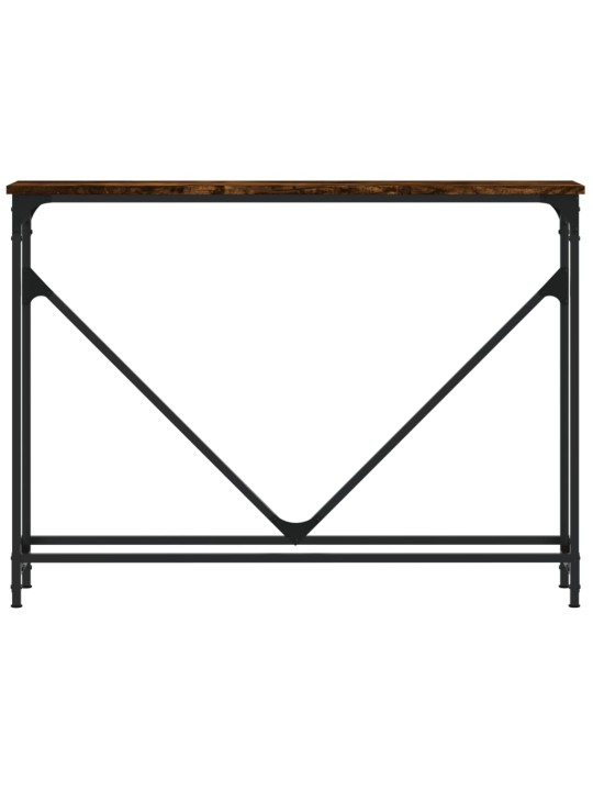 Konsolinis staliukas, dūminio ąžuolo, 102x22,5x75cm, mediena