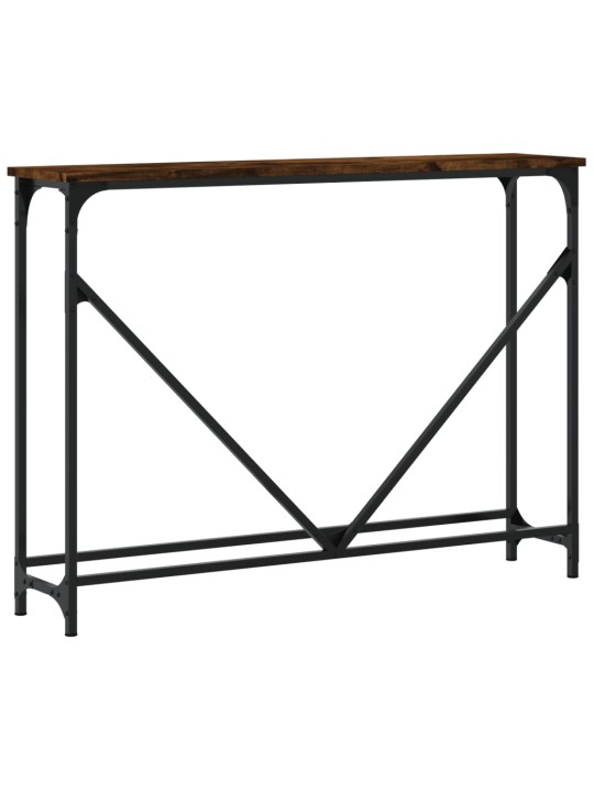 Konsolinis staliukas, dūminio ąžuolo, 102x22,5x75cm, mediena