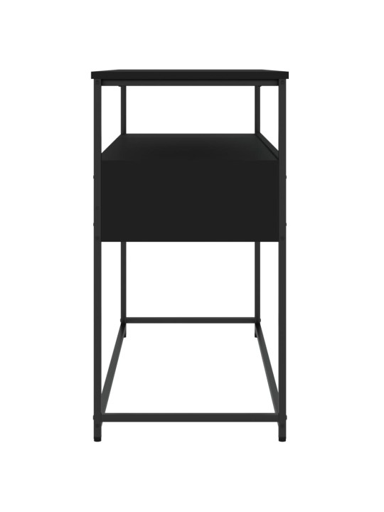 Konsolinis staliukas, juodas, 100x40x75cm, apdirbta mediena