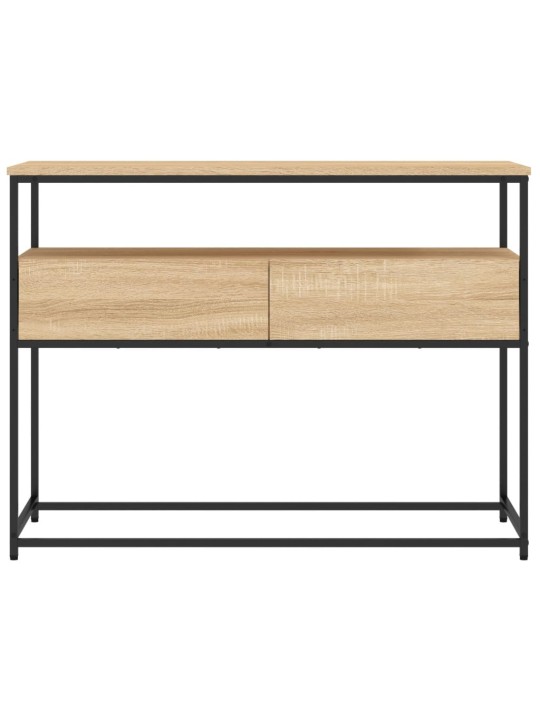 Konsolinis staliukas, ąžuolo, 100x40x75cm, apdirbta mediena