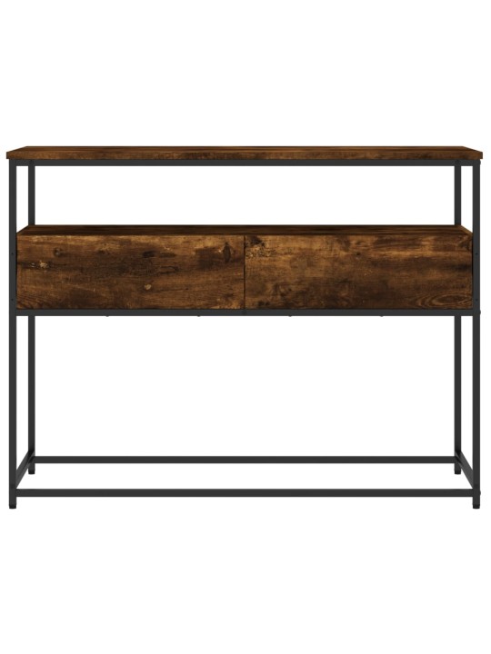 Konsolinis staliukas, dūminio ąžuolo, 100x40x75cm, mediena