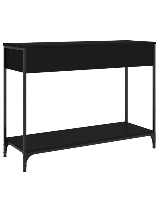 Konsolinis staliukas, juodas, 100x34,5x75cm, apdirbta mediena