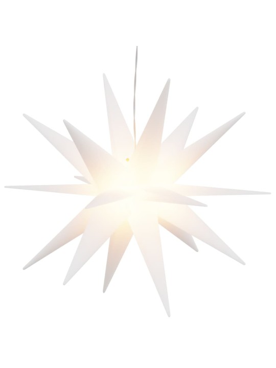 Kalėdų žvaigždė su LED, baltas, 100cm